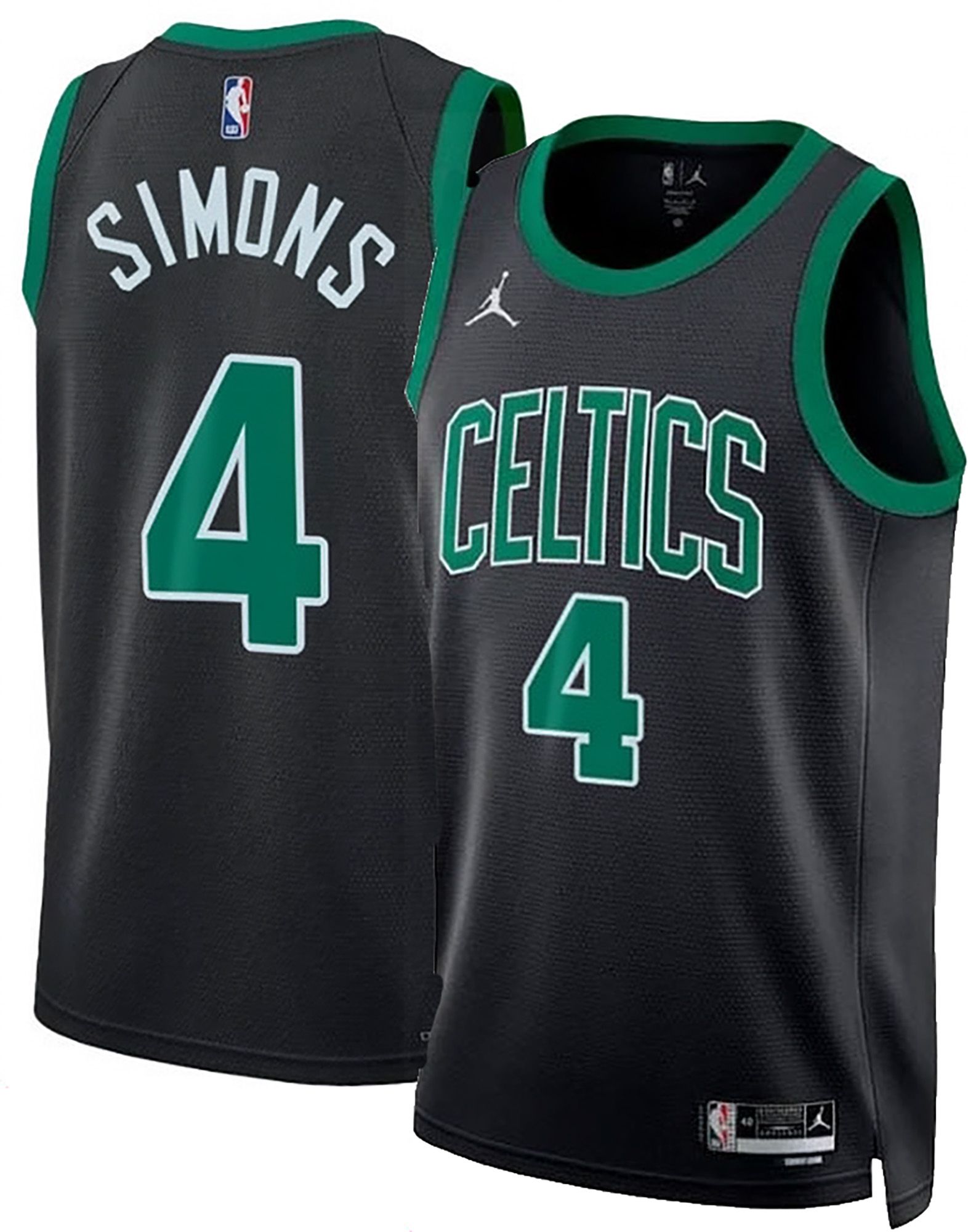 Jordan Youth Boston Celtics Anfernee Simons #4 Swingman Statement Jersey