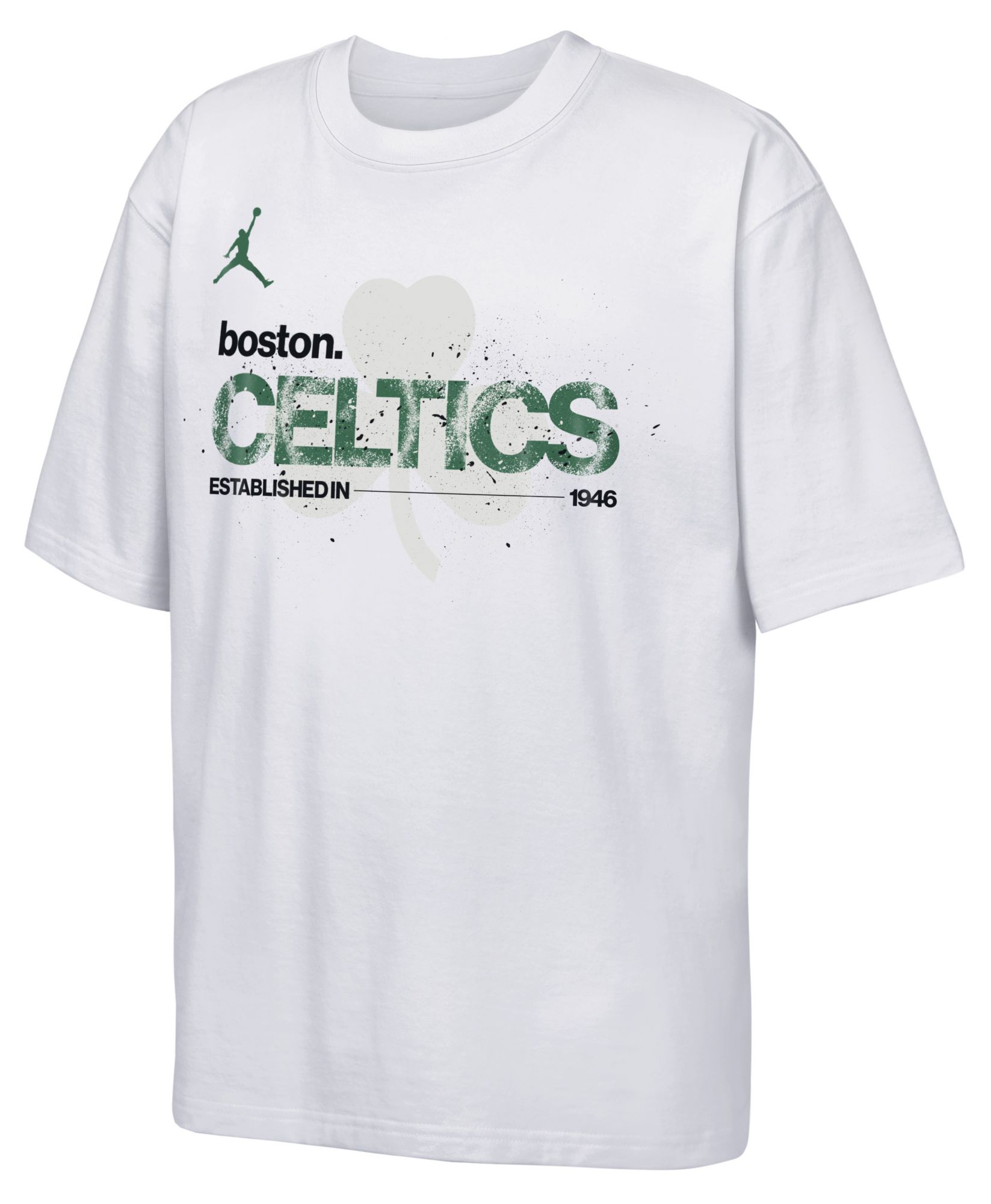 Jordan Youth Boston Celtics White Statement T-Shirt