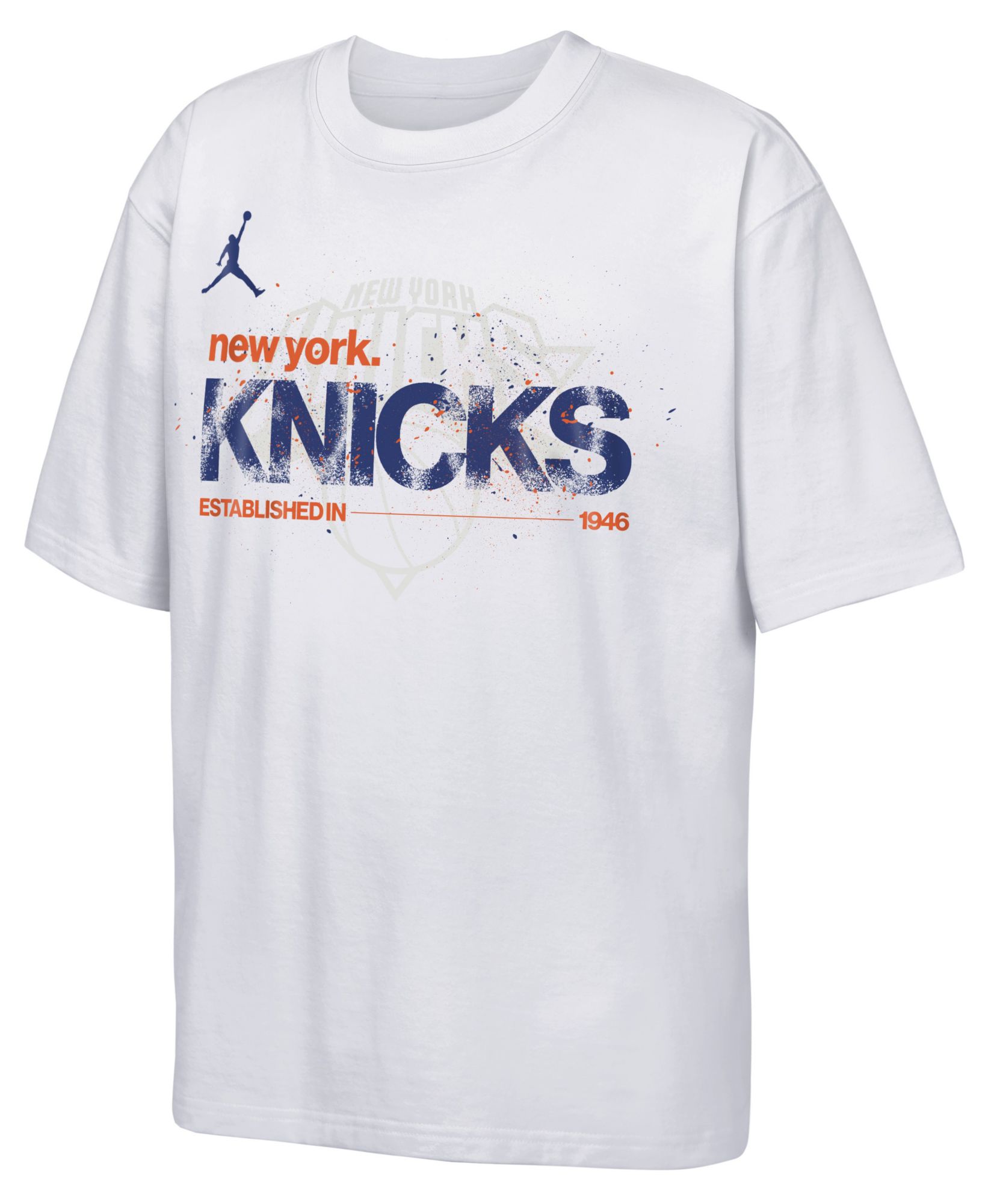 Jordan Youth New York Knicks White Statement T-Shirt