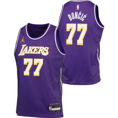 Jordan Youth Los Angeles Lakers LeBron James #23 Purple Swingman