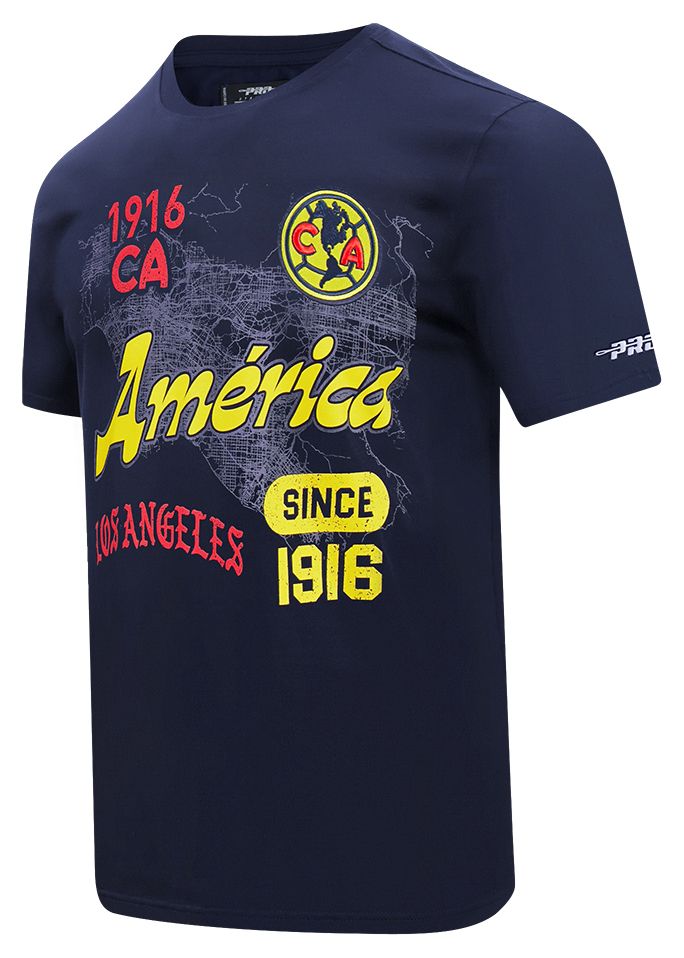 Pro Standard Adult Club America Midnight Navy Mapped City LA T-Shirt