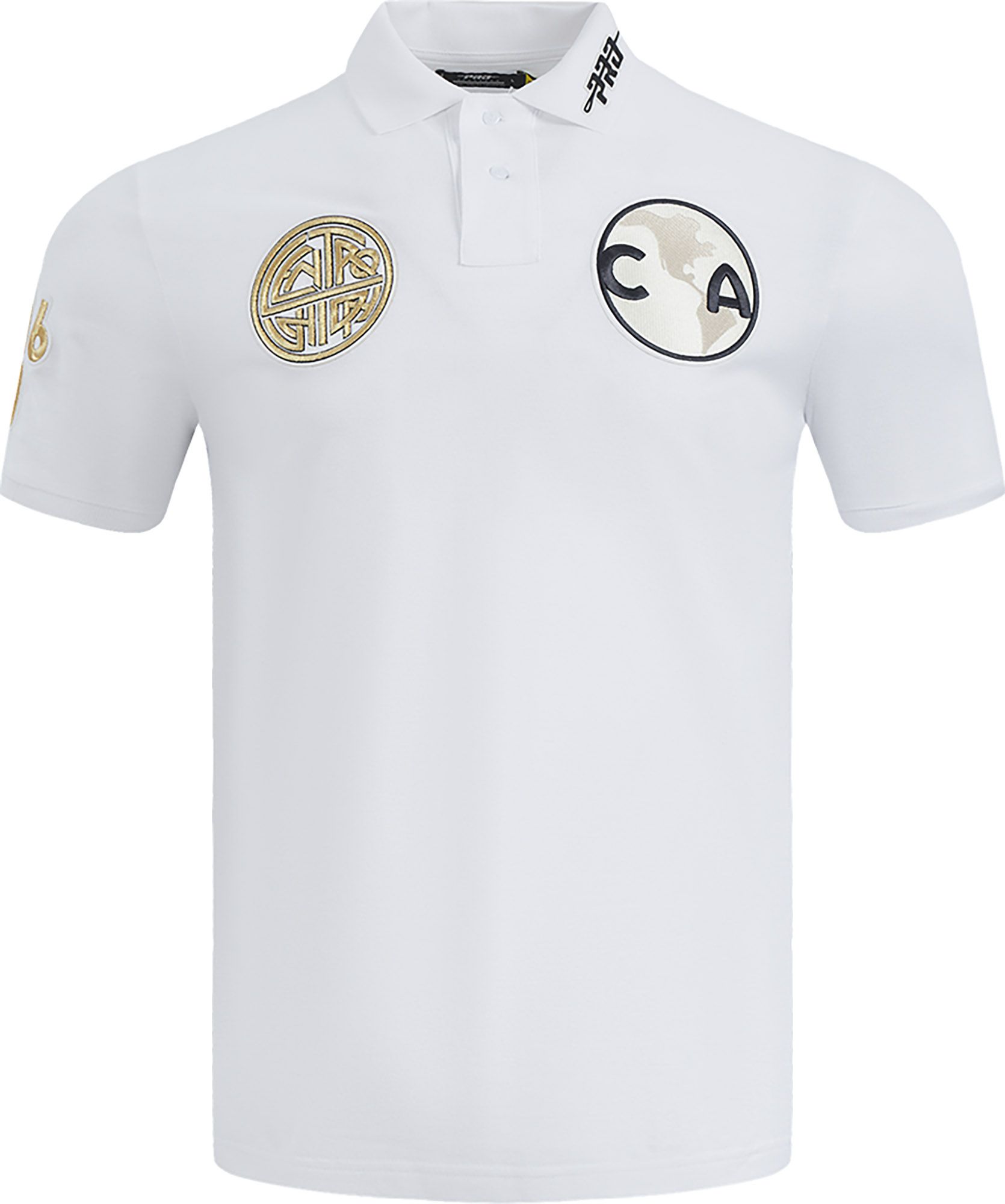 Pro Standard Adult Club America White Alternate Team Logo Pique Polo