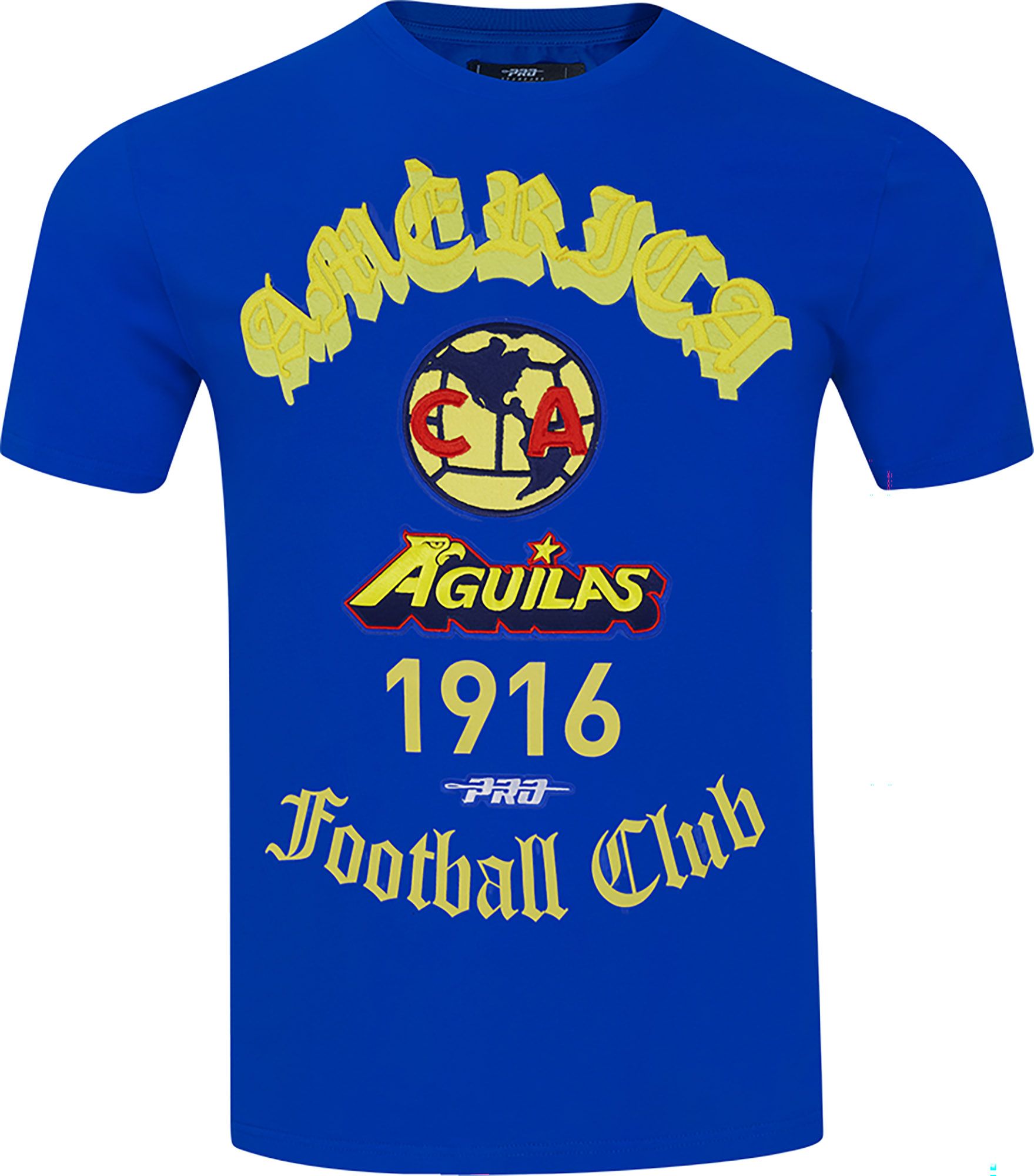 Pro Standard Adult Club America Blue Alternate Old English Graphic T-Shirt