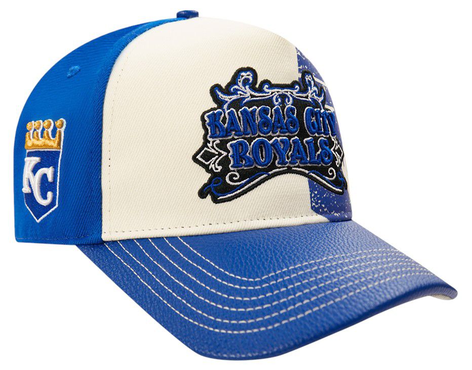 Pro Standard Adult Kansas City Royals Cream Wool Strapback Hat