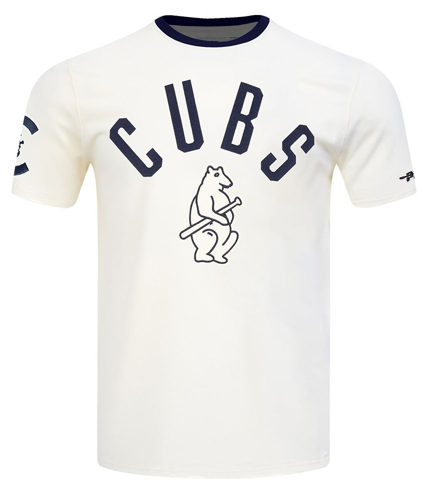 Pro Standard Men's Chicago Cubs Cream Modern Originals T-Shirt