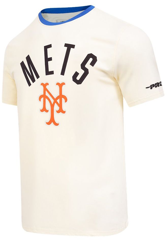 Pro Standard Men's New York Mets Cream Modern Originals T-Shirt