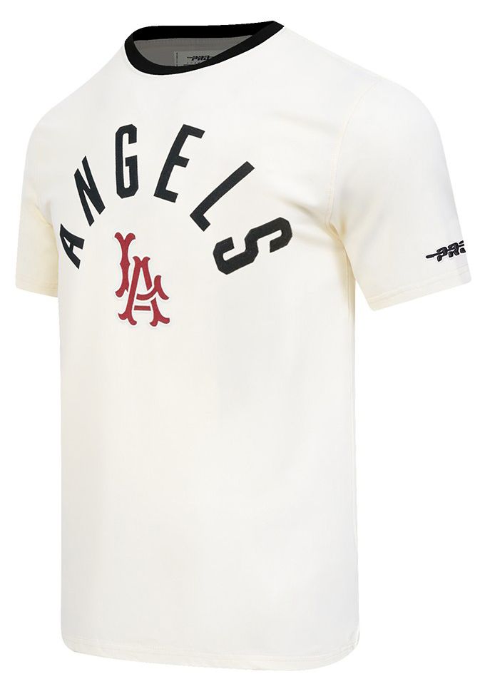 Pro Standard Men's Los Angeles Angels Cream Modern Originals T-Shirt