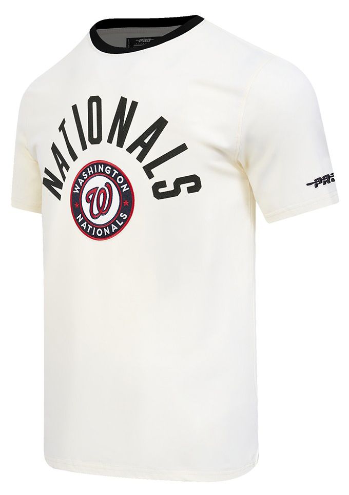Pro Standard Men's Washington Nationals Cream Modern Originals T-Shirt