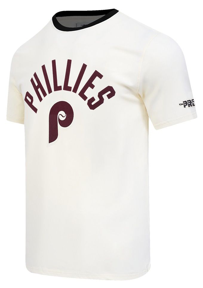 Pro Standard Men's Philadelphia Phillies Cream Modern Originals T-Shirt