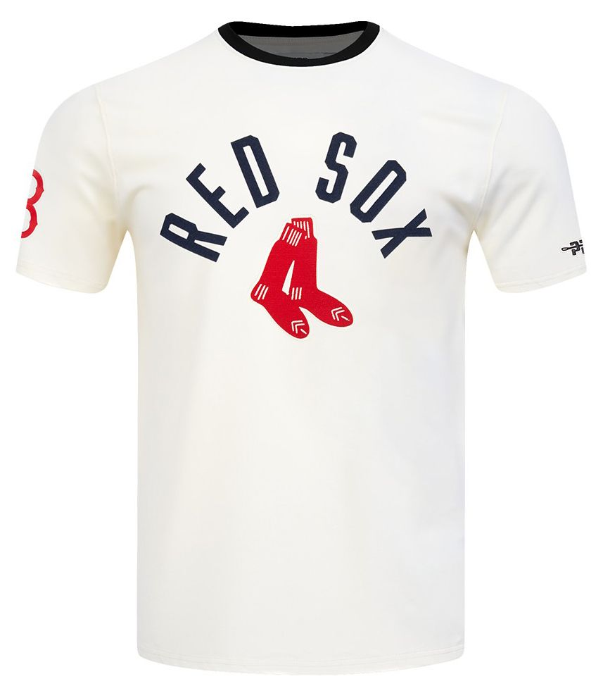Pro Standard Men's Boston Red Sox Cream Modern Originals T-Shirt