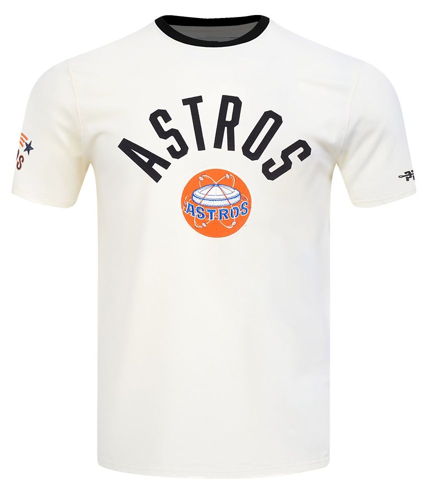 Pro Standard Men's Houston Astros Cream Modern Originals T-Shirt