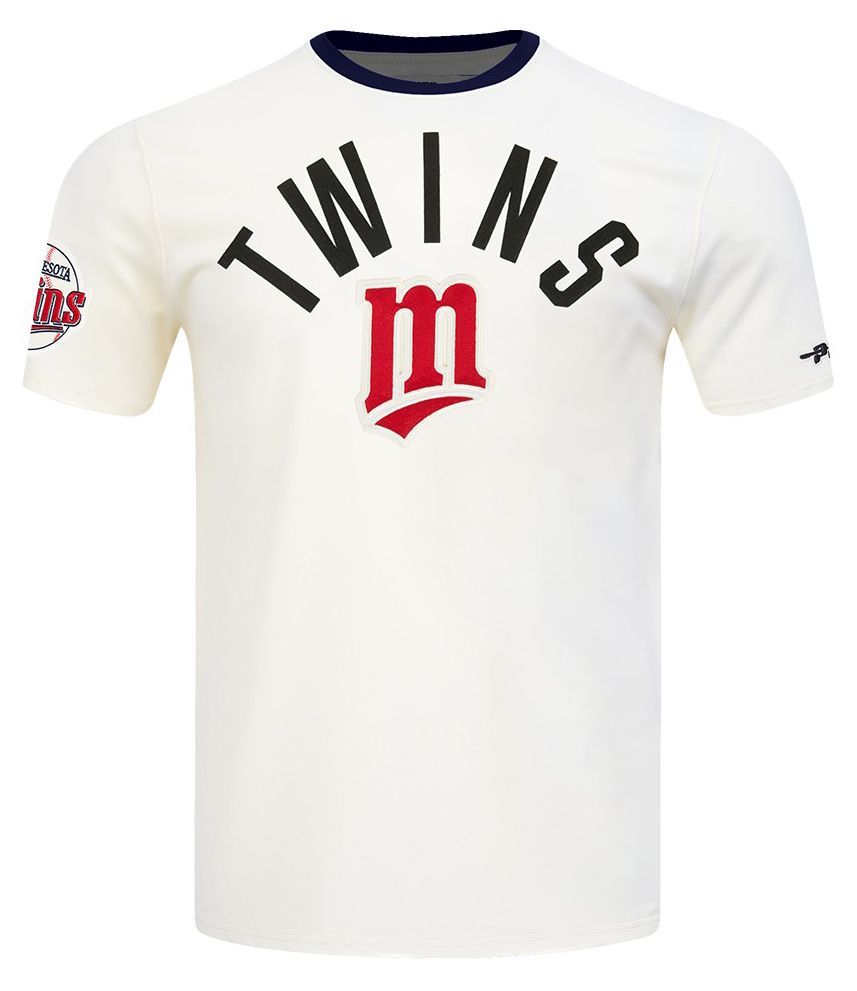 Pro Standard Men's Minnesota Twins Cream Modern Originals T-Shirt