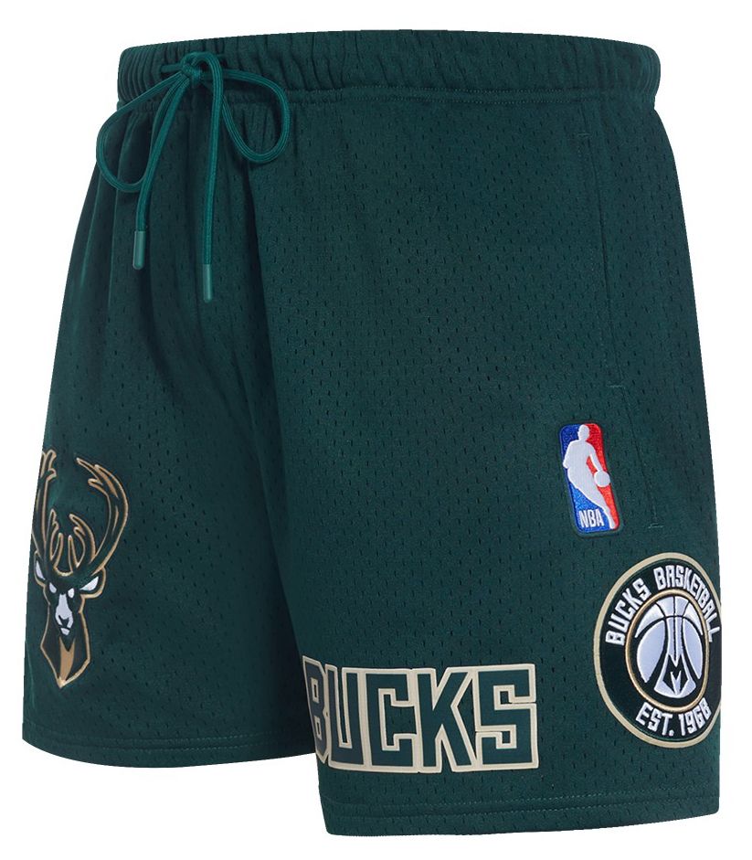 Pro Standard Men's Milwaukee Bucks Green Classic Mesh Shorts