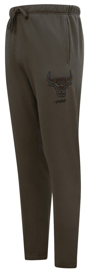 Pro Standard Men's Chicago Bulls Taupe Neutral Fleece Sweatpants