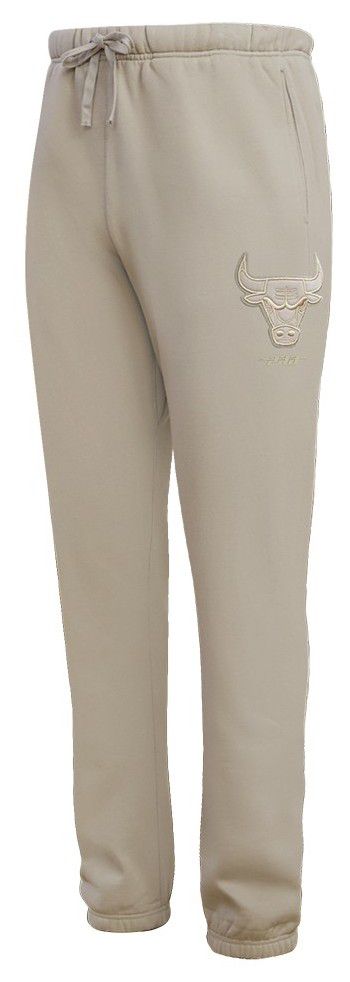 Pro Standard Men's Chicago Bulls Taupe Neutral Fleece Sweatpants