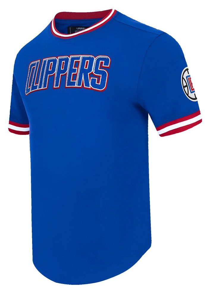 Pro Standard Men's Los Angeles Clippers Blue Classic Chenille T-Shirt