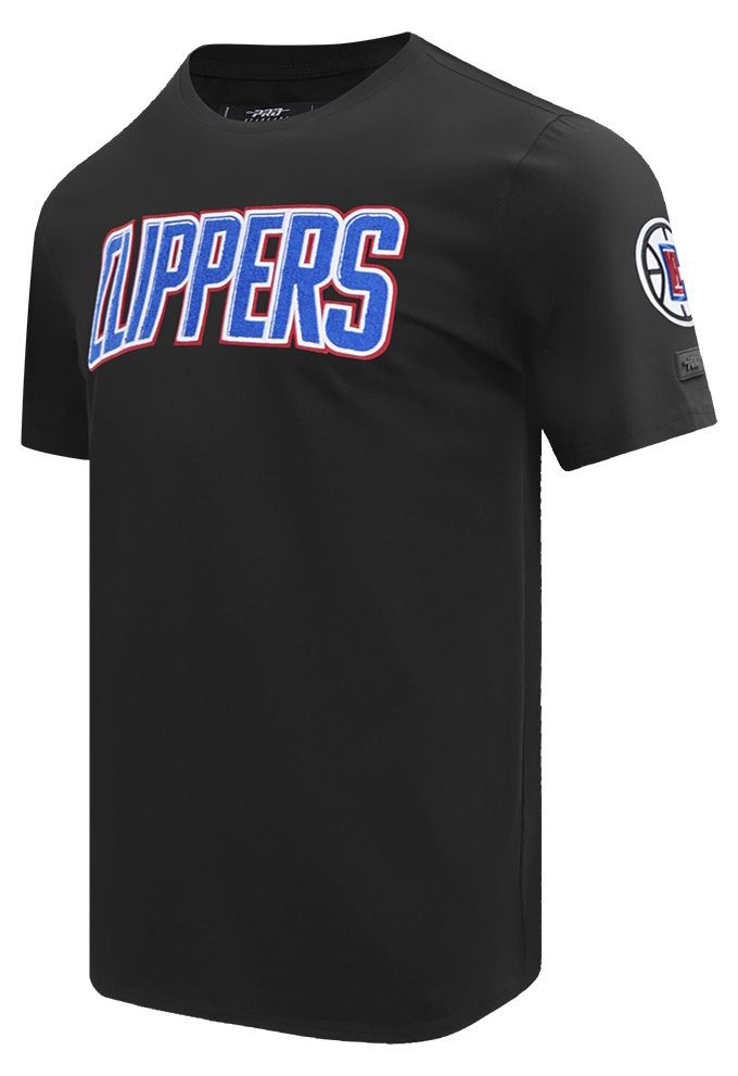 Pro Standard Men's Los Angeles Clippers Black Classic Chenille T-Shirt