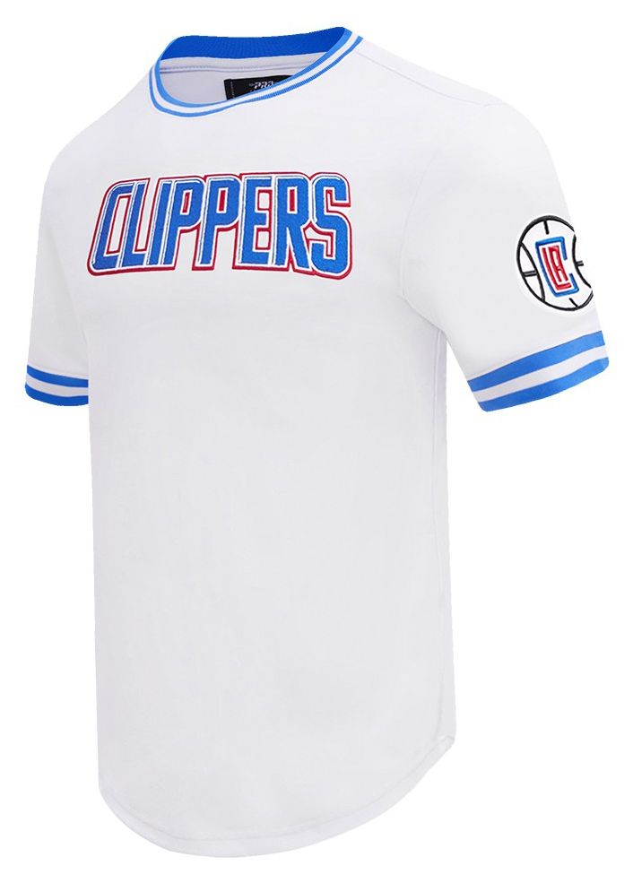 Pro Standard Men's Los Angeles Clippers White Classic Chenille T-Shirt