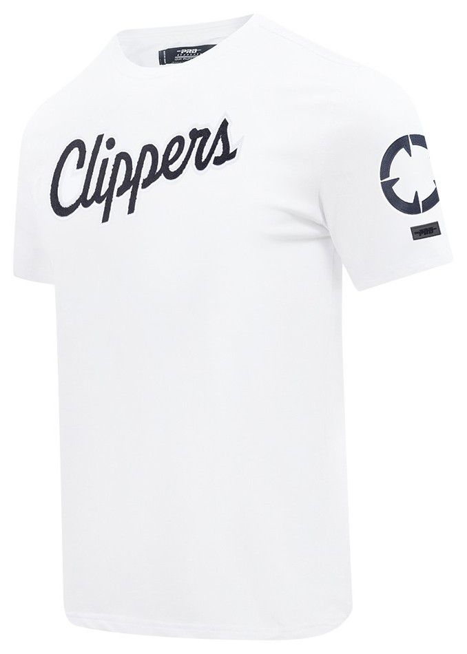Pro Standard Men's Los Angeles Clippers White Classic Chenille T-Shirt