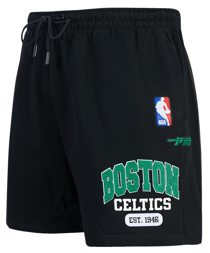 Pro Standard Men's Boston Celtics Black City Arch Fleece Short