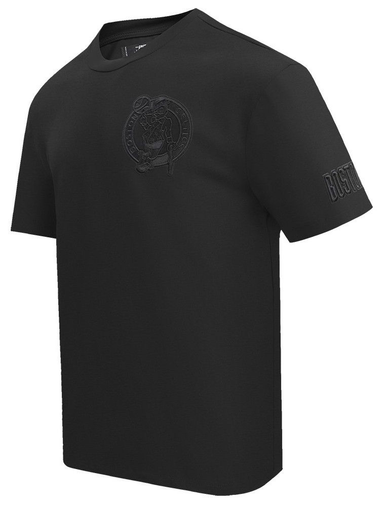 Pro Standard Men's Boston Celtics Black Neutral Drop Shoulder Short Sleeve T-Shirt
