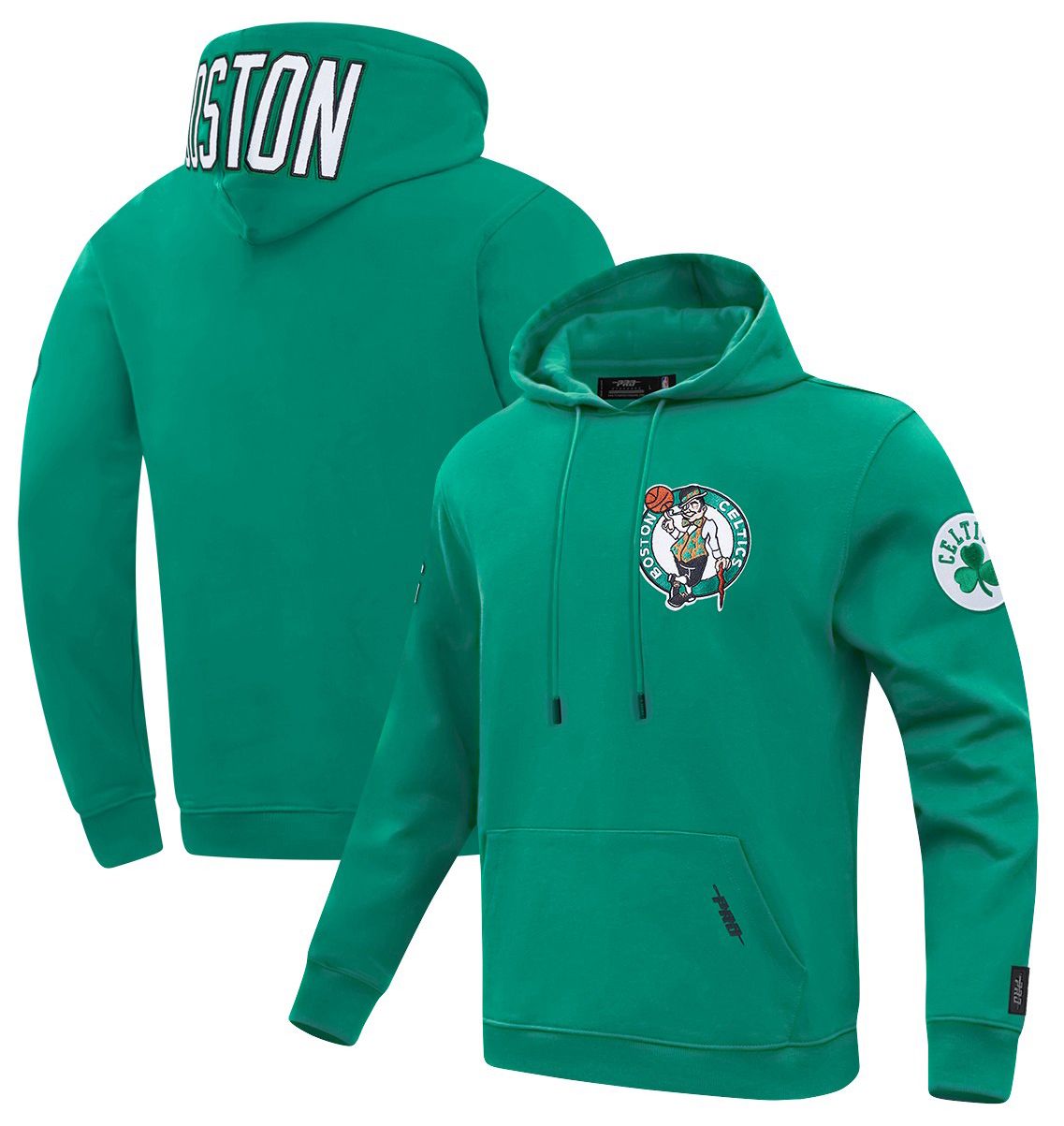 Pro Standard Men's Boston Celtics Green Classic Chenille Pullover Hoodie
