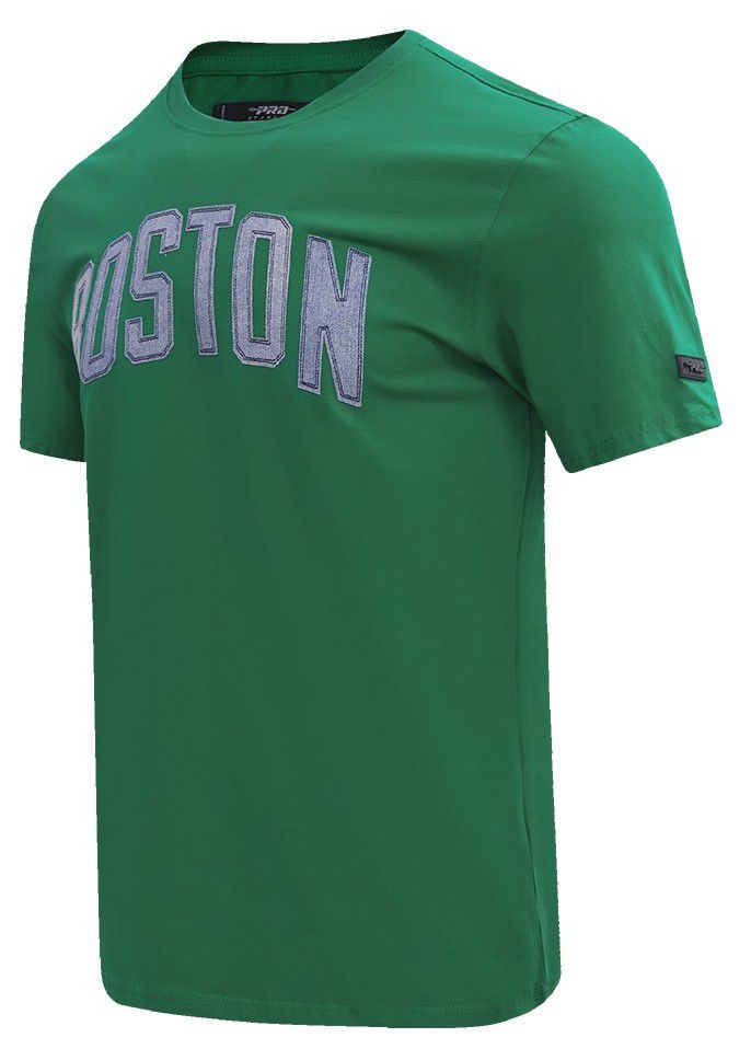 Pro Standard Men's Boston Celtics Green Varsity Blues Short Sleeve T-Shirt