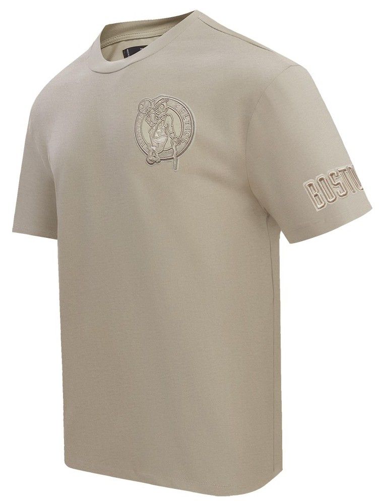 Pro Standard Men's Boston Celtics Logo Taupe T-Shirt