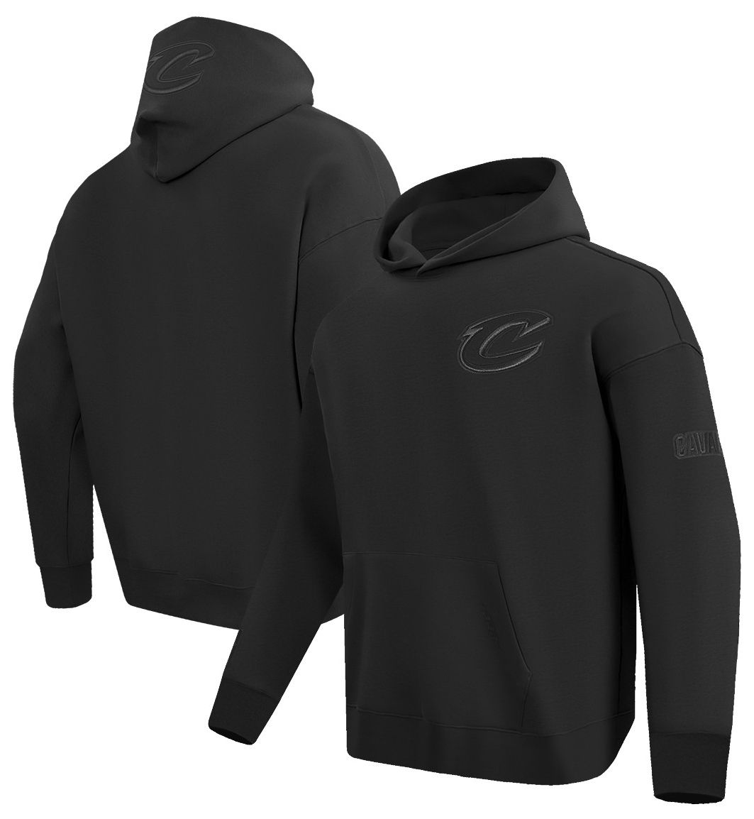 Pro Standard Men's Cleveland Cavaliers Black Neutral Drop Shoulder Fleece Hoodie