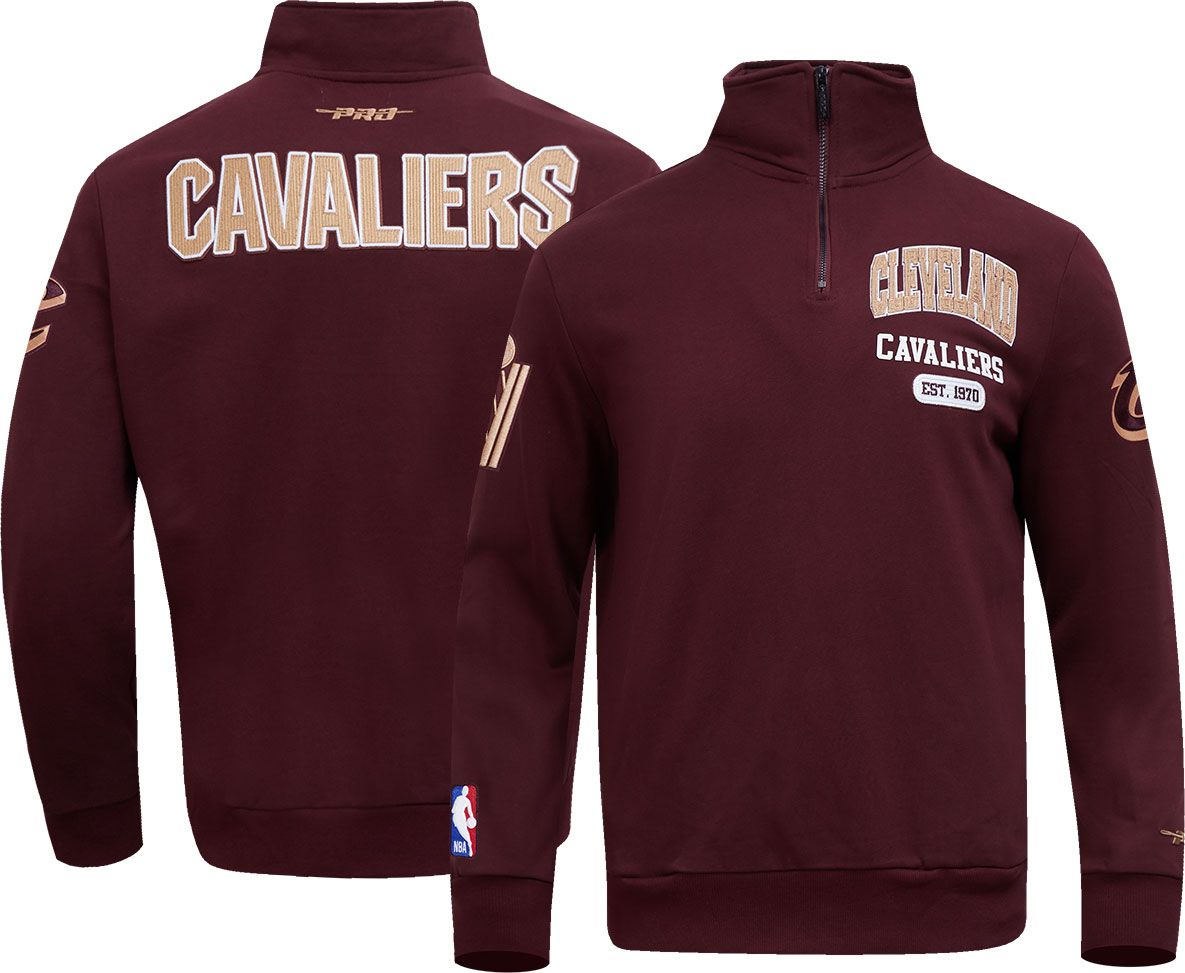 Pro Standard Men's Cleveland Cavaliers Maroon City Arch 1/4 Zip