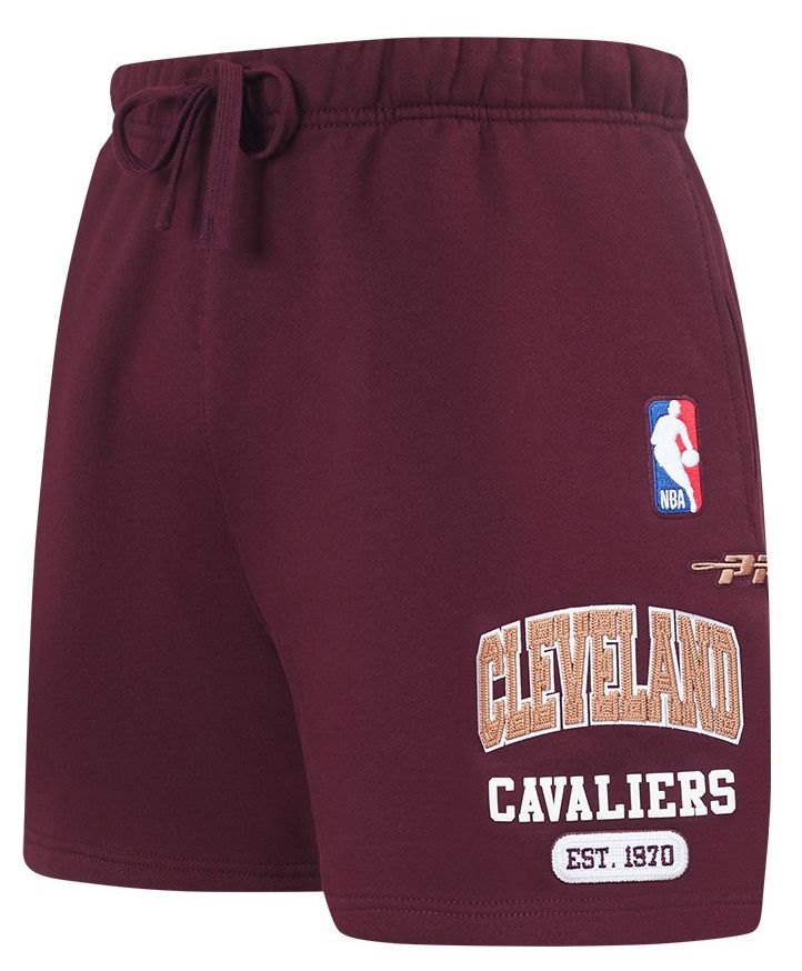 Pro Standard Men's Cleveland Cavaliers Maroon City Arch Fleece Short