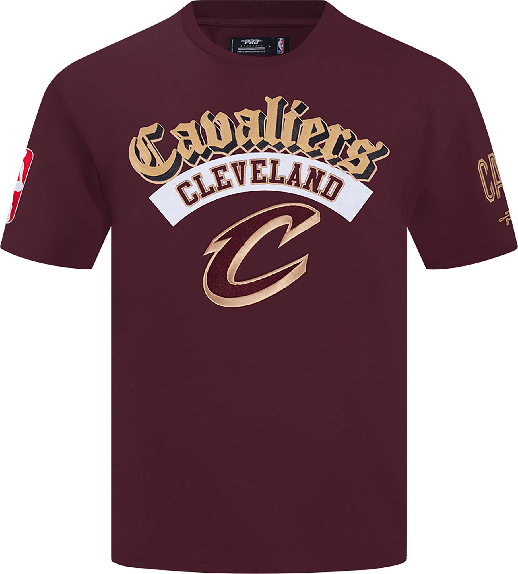 Pro Standard Men's Cleveland Cavaliers Wine Best Of Drop Shoulder T-Shirt