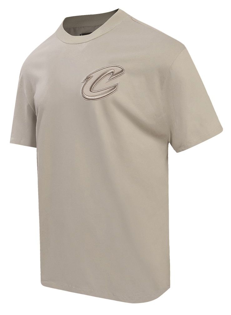Pro Standard Men's Cleveland Cavaliers Taupe Neutral Drop Shoulder Short Sleeve T-Shirt