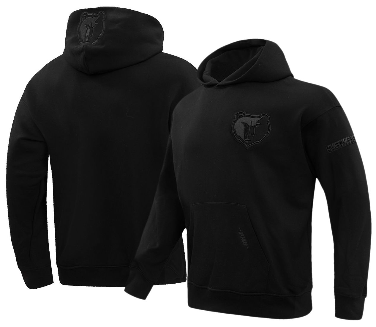 Pro Standard Men's Memphis Grizzlies Black Neutral Drop Shoulder Fleece Hoodie