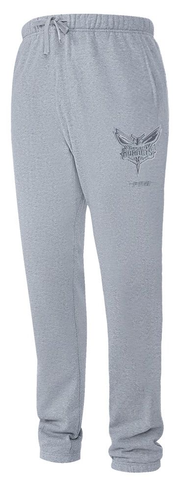 Pro Standard Men's Charlotte Hornets Gray Neutral Fleece Sweatpants