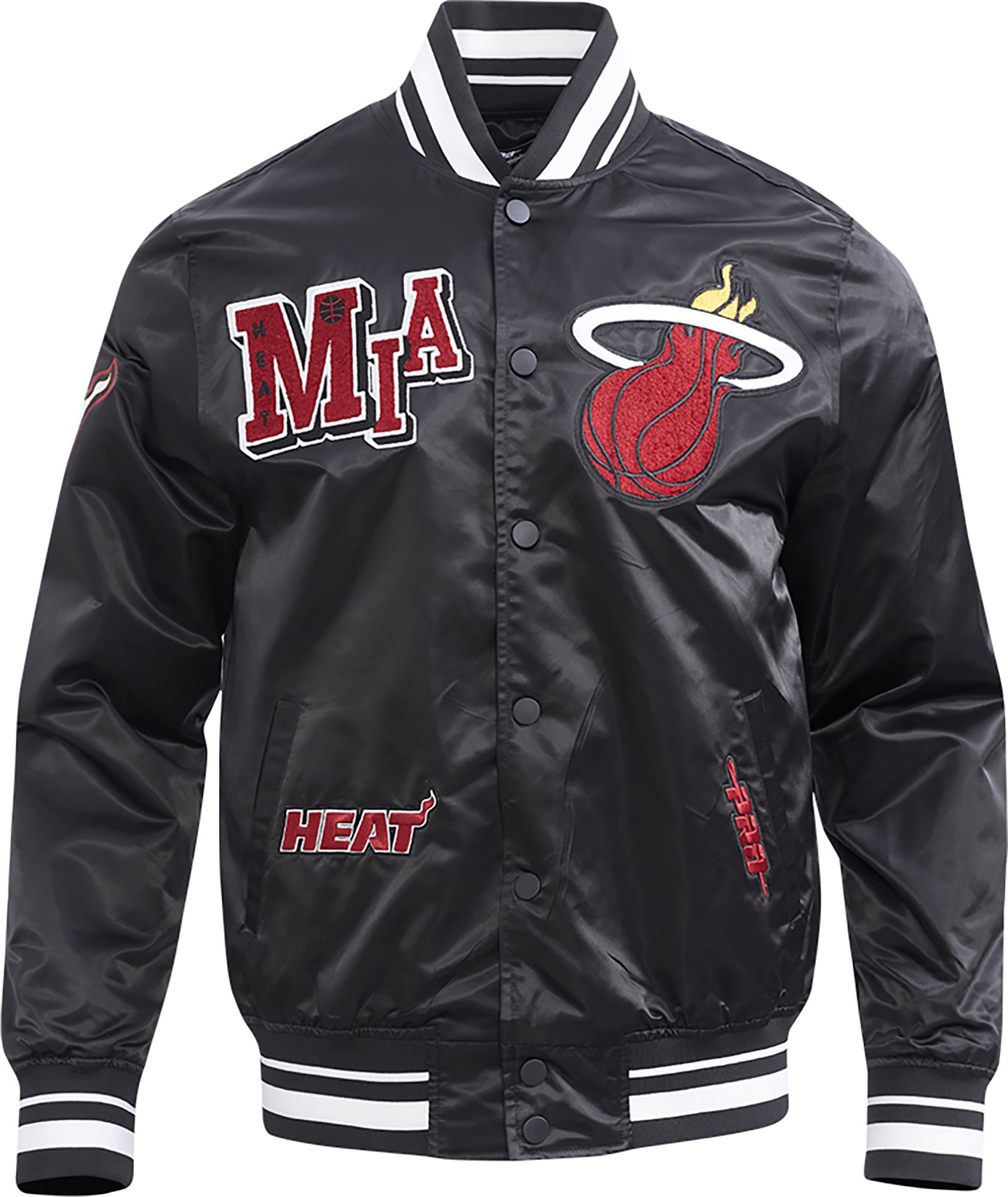 Pro Standard Men's Miami Heat Black Best of Satin Jacket