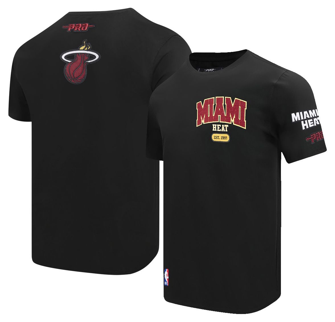 Pro Standard Men's Miami Heat Black City Arch T-Shirt