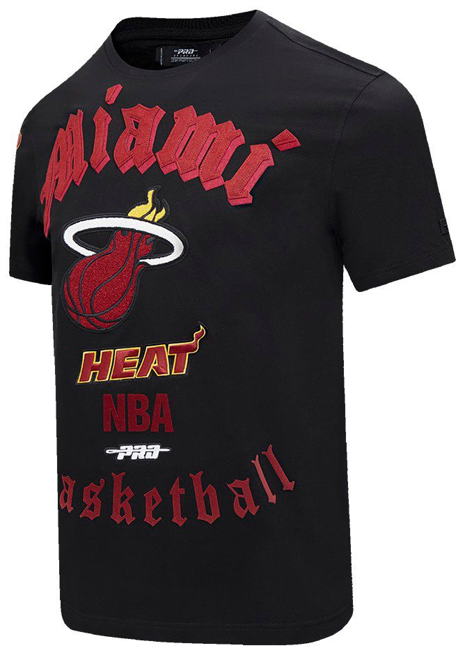 Pro Standard Men's Miami Heat Black Short Sleeve T-Shirt