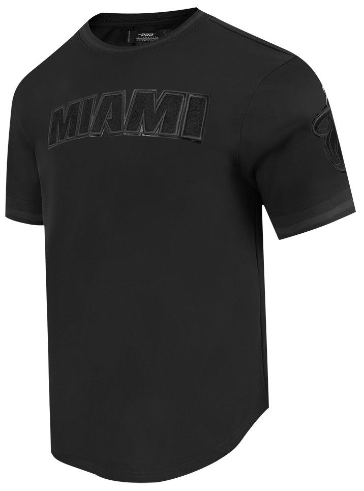Pro Standard Men's Miami Heat Triple Black Short Sleeve T-Shirt