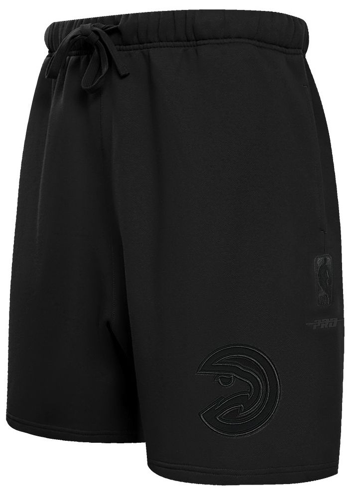 Pro Standard Men's Atlanta Hawks Black Neutral Fleece Shorts
