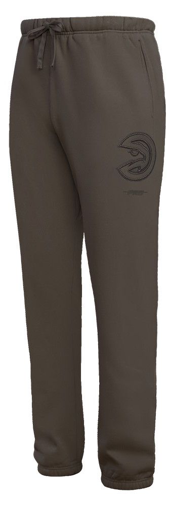 Pro Standard Men's Atlanta Hawks Taupe Neutral Fleece Sweatpants
