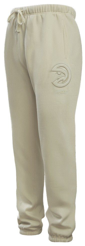 Pro Standard Men's Atlanta Hawks Taupe Neutral Fleece Sweatpants