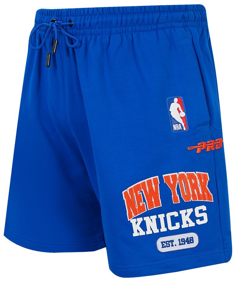 Pro Standard Men's New York Knicks Blue City Arch Fleece Short