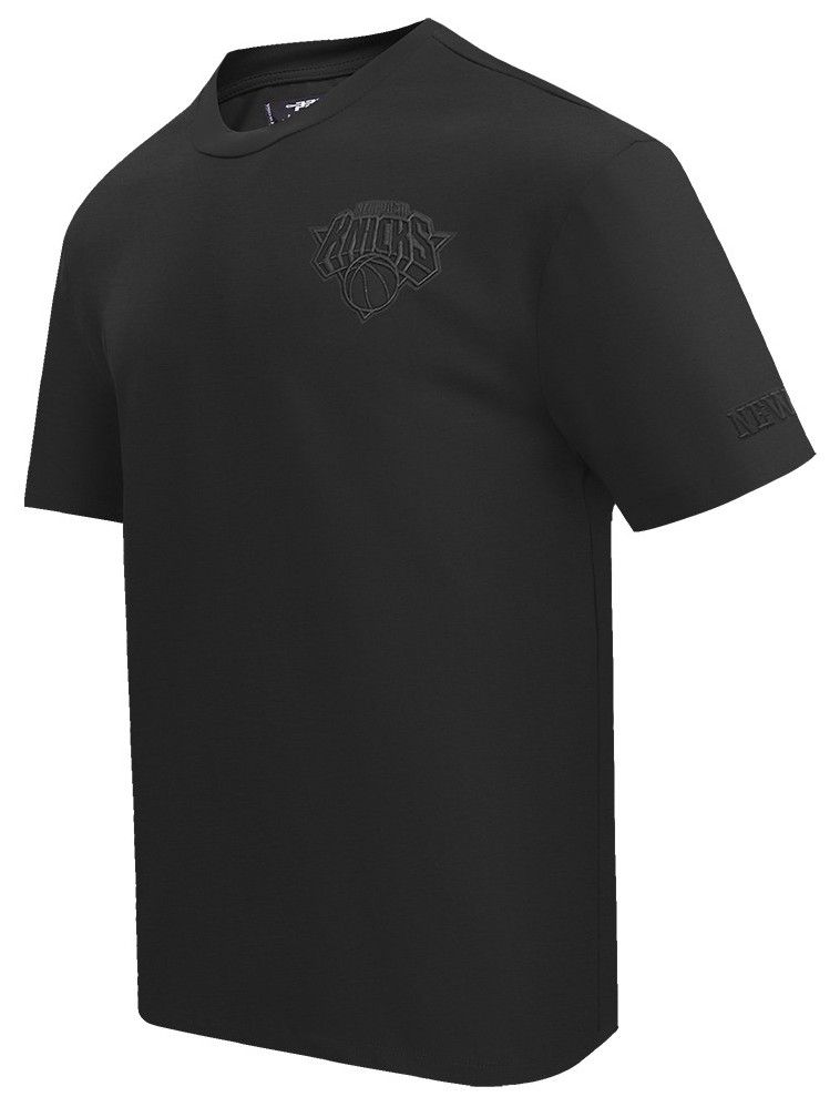 Pro Standard Men's New York Knicks Black Neutral Drop Shoulder Short Sleeve T-Shirt, XL