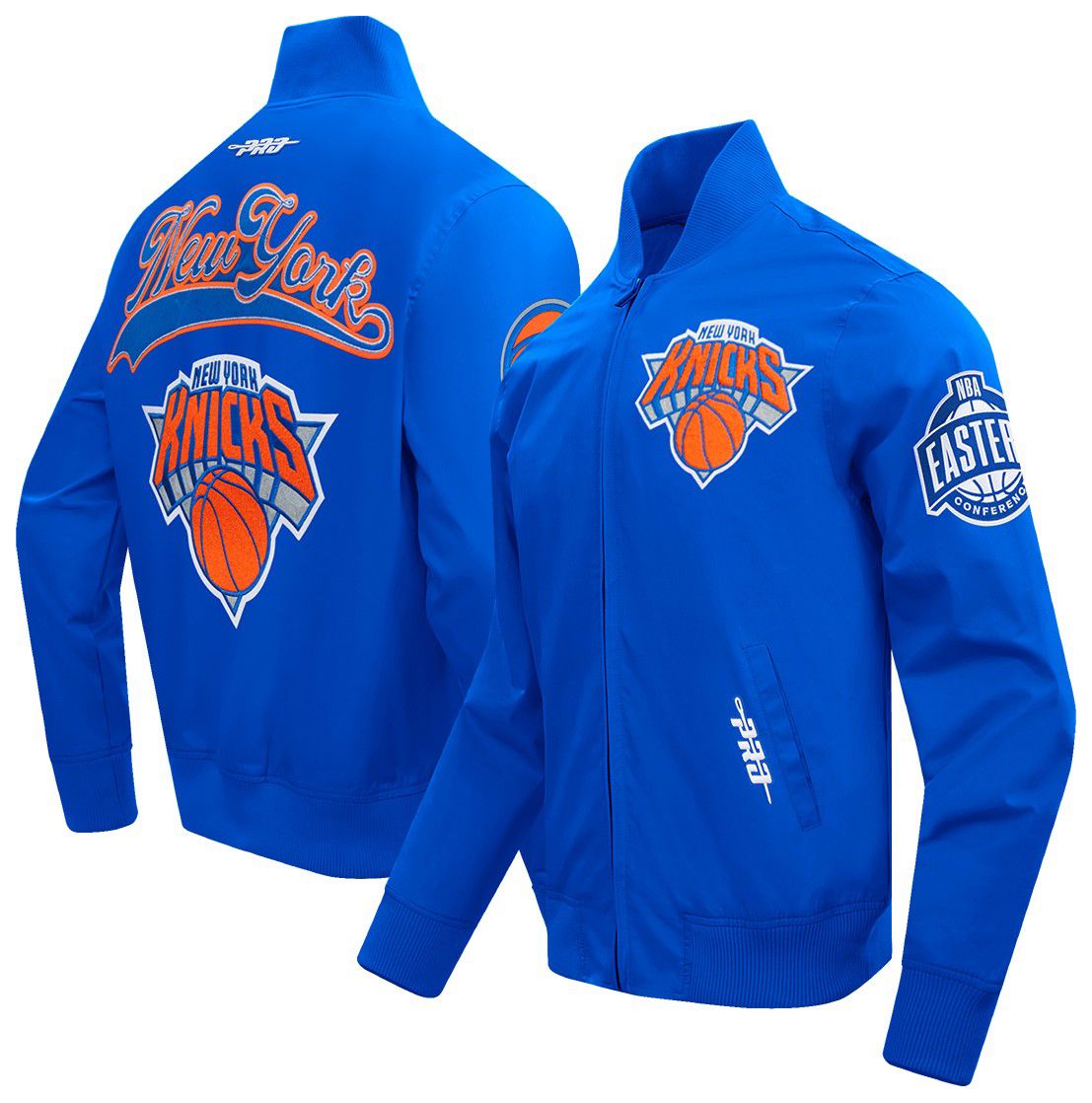Pro Standard Men's New York Knicks Blue Living Large Jacket
