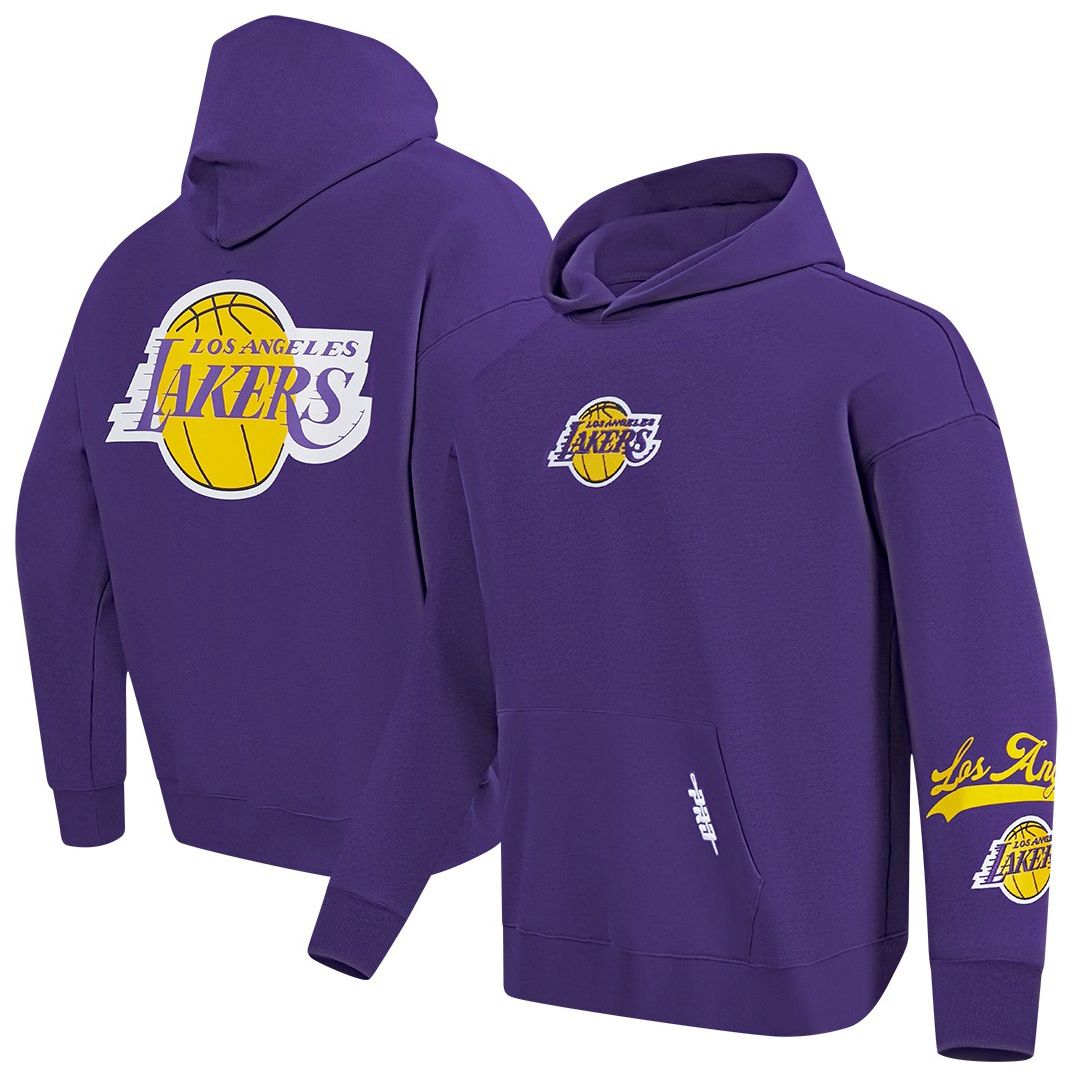 Pro Standard Men's Los Angeles Lakers Purple Living Large Hoodie