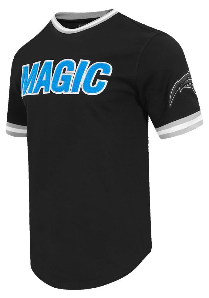 Pro Standard Men's Orlando Magic Black Classic Chenille T-Shirt
