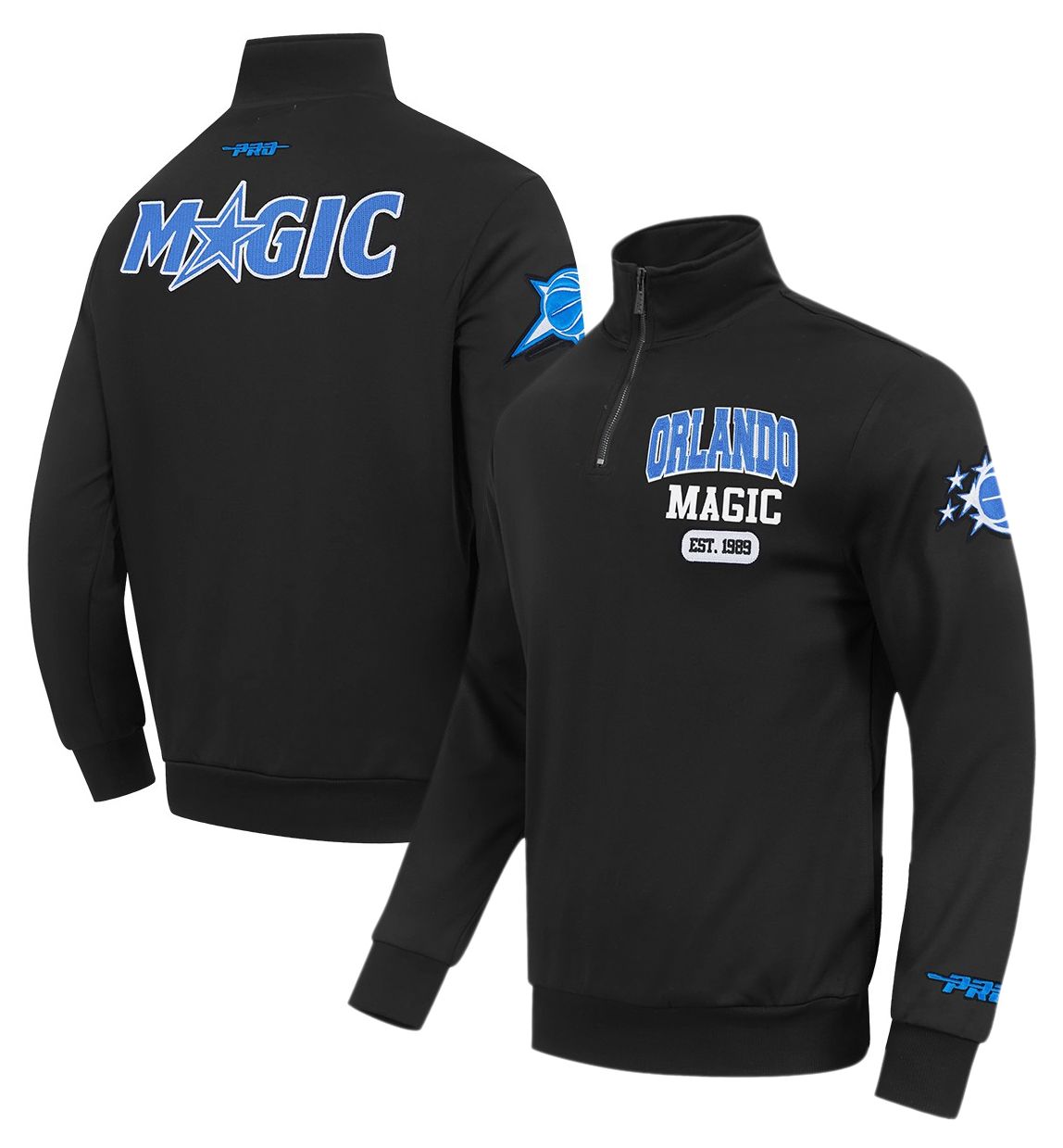 Pro Standard Men's Orlando Magic Black City Arch 1/4 Zip