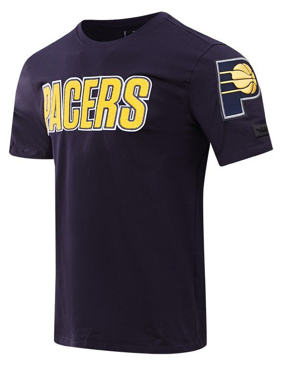 Pro Standard Men's Indiana Pacers Navy Classic Chenille T-Shirt