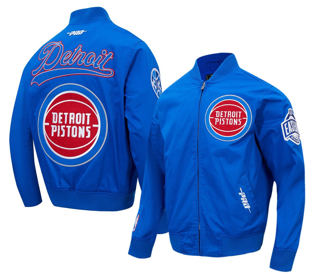 Pro Standard Men's Detroit Pistons Blue Living Large Jacket